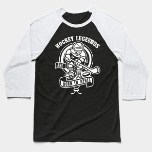 Ice Hockey Legends Baseball T-Shirt